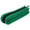 AAMA Color Belts with Black Stripe for Martial Arts - Taekwondo Karate Judo - Green w/Black Size 1 view 1