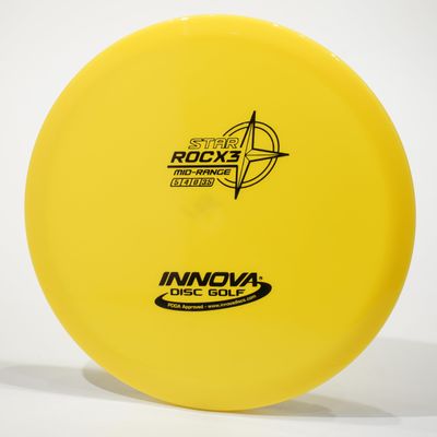 Innova Star RocX3 Disc Golf Midrange Disc, Pick Color/Weight [Stamp & Exact Color May Vary] Yellow 180 Grams