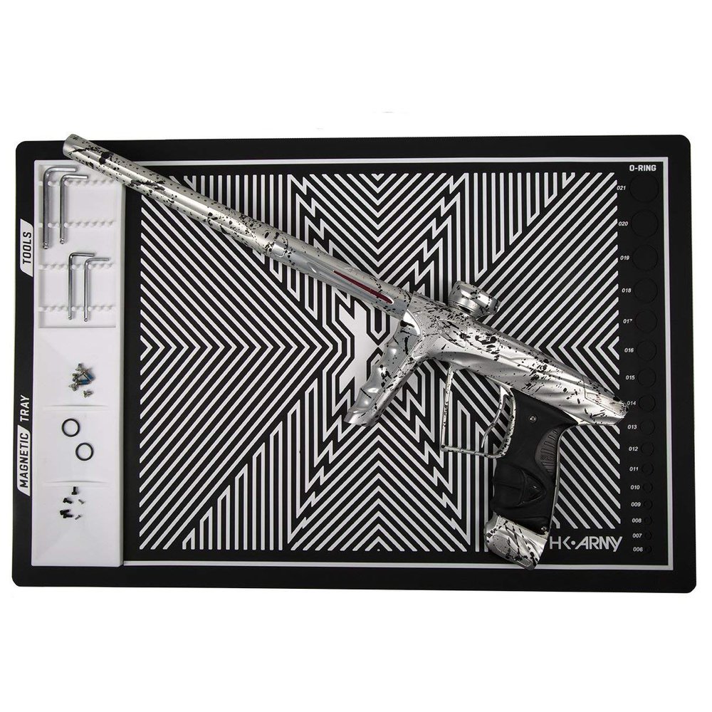 HK Army MAGMAT Magnetic Paintball Tech Mat (Black/White)