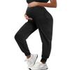 Narcissus Maternity Loungewear & Leggings - Black Maternity Joggers & Work Pants view 1