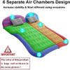 SAYGOGO SUV Air Mattress Camping Bed Cushion Pillow - Inflatable Thickened Car Air Bed Mattress with Air Pump Portable Sleeping Pad for Home Car Travel Camping Upgraded Version - Beige1 view 2
