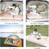 SAYGOGO SUV Air Mattress Camping Bed Cushion Pillow - Inflatable Thickened Car Air Bed Mattress with Air Pump Portable Sleeping Pad for Home Car Travel Camping Upgraded Version - Beige1 view 3