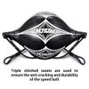 YEKKU Double End Ball, Universal Suspended Speed Ball Double End Boxing Dodge Speed Ball PU Leather Inflatable Muay Thai Raining Floor, with Pump and Hook for Adults Punching Ball for Daily Reaction view 4