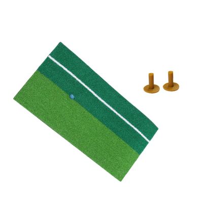 BESPORTBLE 5pcs Golf Practice Mat Set Durable Hitting Mat Balls Oxford Tees for Outdoor Training Chipping Pitching and Putting Practice