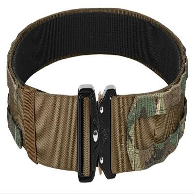 KRYDEX Quick Release Rigger MOLLE Belt 1.75 Inch Inner & Outer Tactical Heavy Duty Belt (CBMC, Medium)