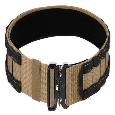KRYDEX Quick Release Rigger MOLLE Belt 1.75 Inch Inner & Outer Tactical Heavy Duty Belt (CBBK, Large)