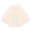QinCiao Baby Girls Long Sleeve Faux Fur Cloak Princess Shawl Flower Girl Dress Coat Cadigan Bolero Shrug Jacket White #2 0-6 Months view 2