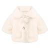 QinCiao Baby Girls Long Sleeve Faux Fur Cloak Princess Shawl Flower Girl Dress Coat Cadigan Bolero Shrug Jacket White #2 2-3 view 1