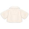 QinCiao Baby Girls Long Sleeve Faux Fur Cloak Princess Shawl Flower Girl Dress Coat Cadigan Bolero Shrug Jacket White #2 2-3 view 4
