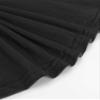 Andongnywell Dresses for Women's Solid Color Long Sleeve Crew Neck Button Down A-Line Casual Dressed with Pockets (Black,X-Large) view 4