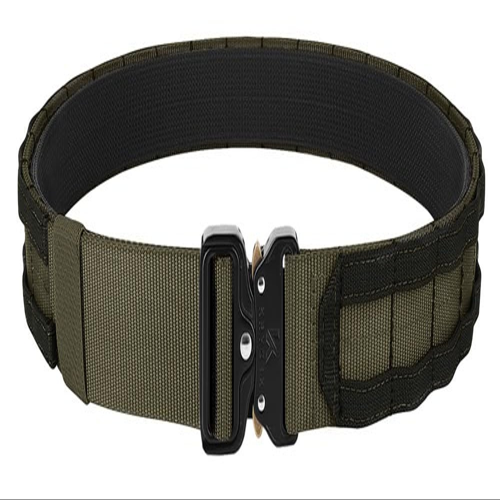 KRYDEX Quick Release Rigger MOLLE Belt 1.75 Inch Inner & Outer Tactical Heavy Duty Belt (RGBK, Small)