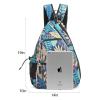 Sucipi Pickleball Bag - Men's -Women's Pickleball Backpack, Adjustable Sling Bag w/Fence Hook/Large Capacity/Safety Pocket-Purple Leaf view 2