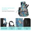 Sucipi Pickleball Bag - Men's -Women's Pickleball Backpack, Adjustable Sling Bag w/Fence Hook/Large Capacity/Safety Pocket-Purple Leaf view 4