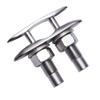 SUNOOM Boat Pull up Deck Cleat 5 Inch,316 Stainless Steel Heavy Duty Marine Dock Cleat,Hidden Flush Mount Marine Cleat view 1
