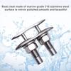 SUNOOM Boat Pull up Deck Cleat 5 Inch,316 Stainless Steel Heavy Duty Marine Dock Cleat,Hidden Flush Mount Marine Cleat view 2