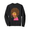 Unapologetically Dope African American Funny Afro Gift Women Sweatshirt view 1
