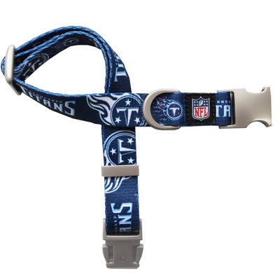 Littlearth NFL Tennessee Titans Pet Premium Collar, Team Color, Small