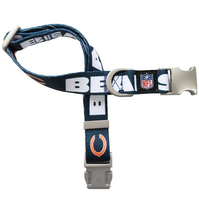 Littlearth NFL Chicago Bears Pet Premium Collar, Team Color, Large