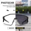 KAPVOE Photochromic Cycling Glasses MTB Clear Mountain Bike Transition Bicycle Sunglasses for Men Women - K9022 view 3