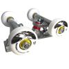 Warehouse Polished Trucks with 52mm White Street Eagles Wheels & Bearings Combo - 5.75" Hanger 8.5" Axle (Set of 2) view 1