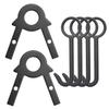 AZOART Target Stand Kit - Shooting Target Hanging Hook AR500 Steel Target Holder DIY Pipe Target Assembly Stands Metal Gong Target Hanger view 1