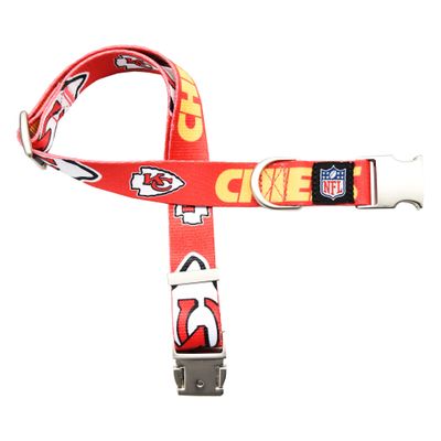 Littlearth NFL Kansas City Chiefs Pet Premium Collar, Team Color, Small