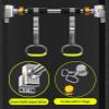 Pull-Up Bars Telescopic Horizontal Bar-Lifting Ring, Safe and Stable Pull-up Fitness Bar, Screwless Installation, 74-95CM, Load 250kg view 2