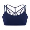 Loodgao Kids Girls Yoga Sports Bras Spaghetti Straps Ballet Dance Gymnastic Crop Top Activewear Workout Tops Navy_Blue 4 view 1