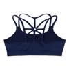 Loodgao Kids Girls Yoga Sports Bras Spaghetti Straps Ballet Dance Gymnastic Crop Top Activewear Workout Tops Navy_Blue 4 view 4