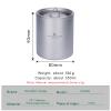 Boundless Voyage 350ml Camping Titanium Cup Double Wall Mug with Lid Ultralight Tea Coffee Mug for Outdoor Picnic Backpacking Hiking Travel Office Home use Ti3022D view 2