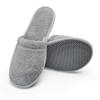 Arus Mens Turkish Terry Cloth Cotton Slippers for Spa and Bath Grey, Large Wide view 2