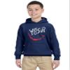 ALLNTRENDS Kids Youth Hoodie Why So Sus Funny Slang Graphic Hooded Sweatshirt (S, Navy Blue) view 1