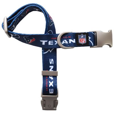 Littlearth NFL Houston Texans Pet Premium Collar, Team Color, Medium
