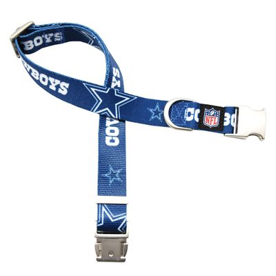 Littlearth NFL Dallas Cowboys Pet Premium Collar, Team Color, Small