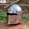Nautical-Mart Medieval Detachable Visor Barbute view 2