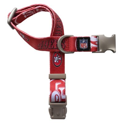 Littlearth NFL San Francisco 49ers Pet Premium Collar, Team Color, Small