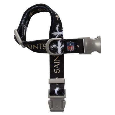 Littlearth NFL New Orleans Saints Pet Premium Collar, Team Color, Large