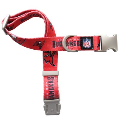 Littlearth NFL Tampa Bay Buccaneers Pet Premium Collar, Team Color, Medium