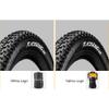 LXRZLS 26 27.5 29 X 2.0 2.2 MTB Tire Race King Bicycle Tire Anti Puncture 180TPI Folding Tire Tyre (Color : 27.5x2.0 wihte) view 2