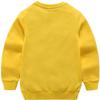 PTPUKE Unisex Infant Solid Cotton Thin Sweatshirt Crewneck Long Sleeve Pullover Yellow view 2