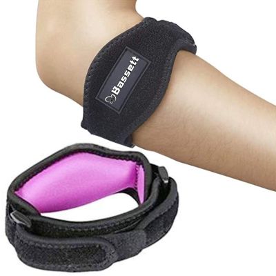 N&F Tennis elbow brace Brace elbow brace Elbow compression sleeve Tendonitis elbow elbow Tennis elbow wrist rest Golfer's elbow pad (Black powder)