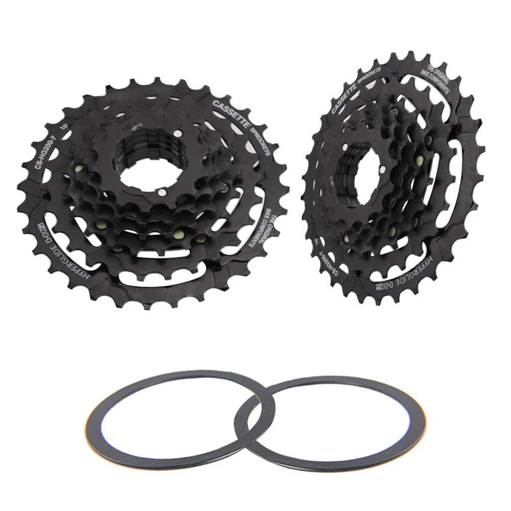 BARMI CS-HG200-7 7/21 Speed 12-32T Compatible with MTB Bike Cassettes Flywheel Freewheel with Gasket,Perfect Bike Accessories