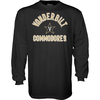 Blue 84 Men's Vanderbilt Commodores Long Sleeve T Shirt Line Up Secondary Color, Vanderbilt Commodores White, XX-Large