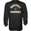 Blue 84 Men's Vanderbilt Commodores Long Sleeve T Shirt Line Up Secondary Color, Vanderbilt Commodores White, XX-Large view 1