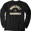 Blue 84 Men's Vanderbilt Commodores Long Sleeve T Shirt Line Up Secondary Color, Vanderbilt Commodores White, XX-Large view 2