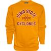 Blue 84 Men's Iowa State Cyclones Crewneck Sweatshirt Line Up Secondary Color, Iowa State Cyclones Gold, Large view 1