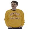 Blue 84 Men's Iowa State Cyclones Crewneck Sweatshirt Line Up Secondary Color, Iowa State Cyclones Gold, Large view 3