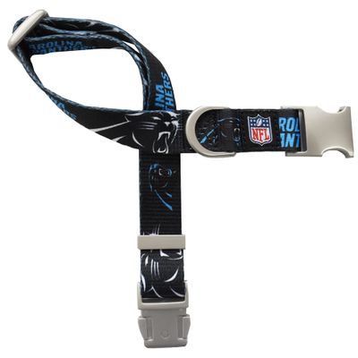 Littlearth NFL Carolina Panthers Pet Premium Collar, Team Color, Large
