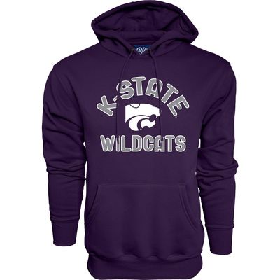 Blue 84 Men's Kansas State Wildcats Hoodie Line Up Team Color, Kansas State Wildcats Purple, X-Large