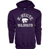 Blue 84 Men's Kansas State Wildcats Hoodie Line Up Team Color, Kansas State Wildcats Purple, X-Large view 1